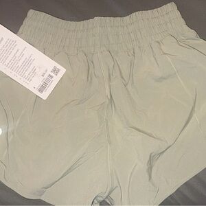 Lululemon light green shorts